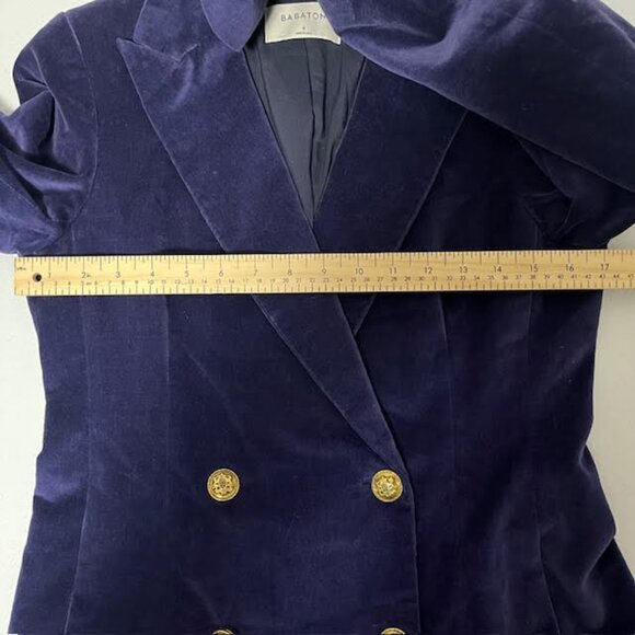 Aritzia Babaton Pelli Velvet Blazer Dress Size 6 - Picture 8 of 16